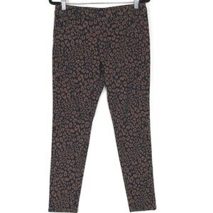 Anthropologie SANCTUARY Women's Size 28 Leopard Cheetah Chino Pant Ankle Twill